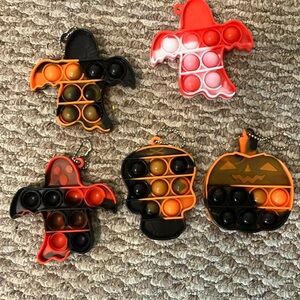 Halloween Theme Pop It Bundle 5pcs